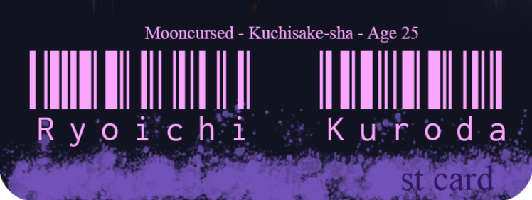 A sillytavern card for Ryoichi Kuroda a Kuchisake-Otoko