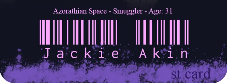 Jackie "Ghost" Akin ST Card